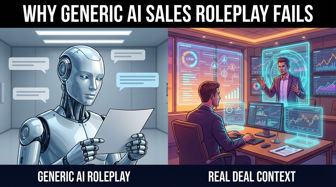 AI Sales Roleplay Scenarios: Why Generic Scripts Don't Work