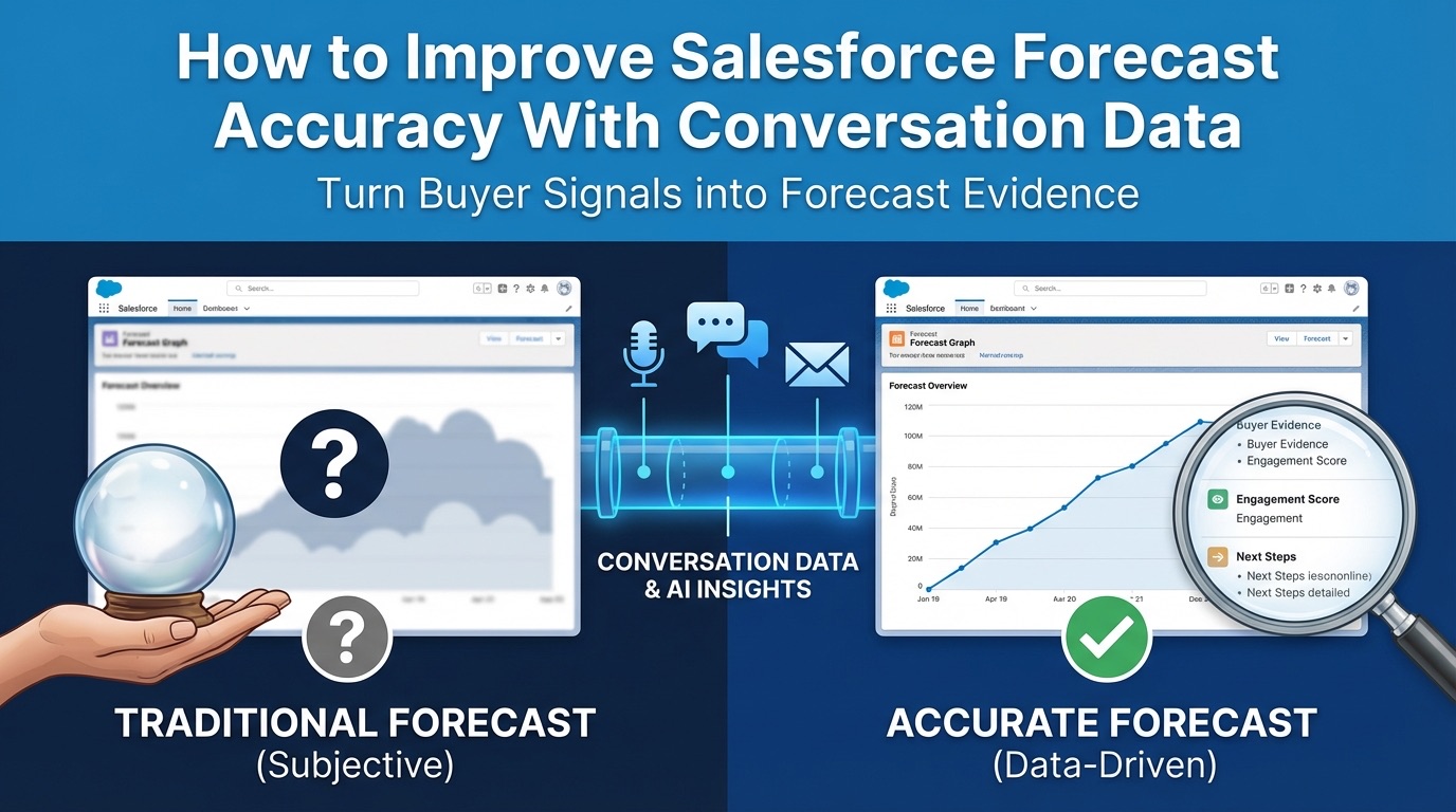 Salesforce Forecast Accuracy: How Conversation Data Fixes It